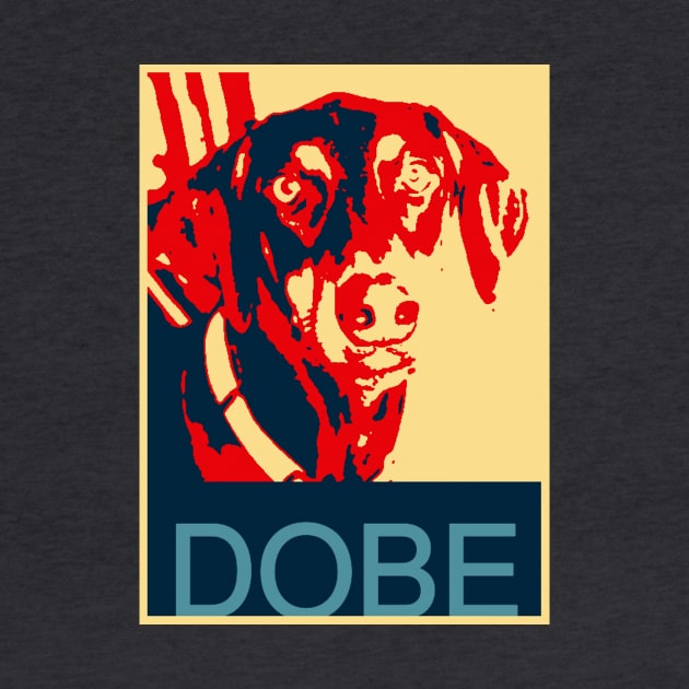 Nine The Doberman Obama Poster by DAPFpod